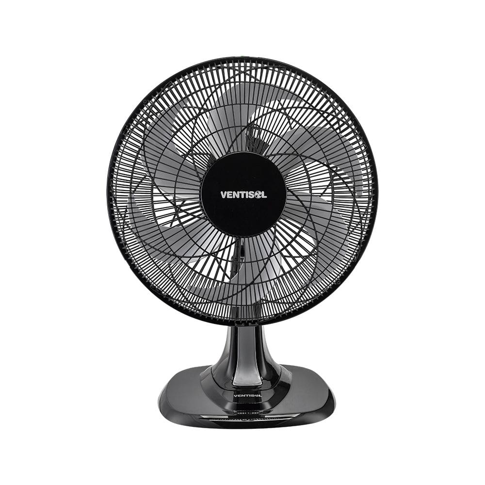 Ventilador Turbo De Mesa Ventisol 6 Pás 50Cm Preto 220V