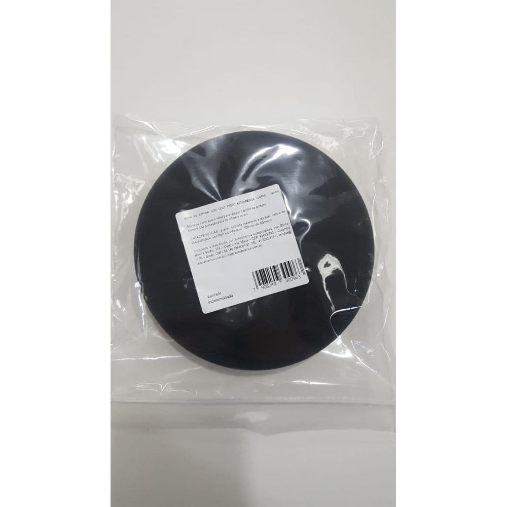 Boina De Espuma Low Cost Preto Autoamerica Lustro -