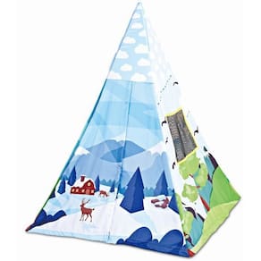 Tapete de Atividades Camping Com Piscina de Bolinhas e Tenda