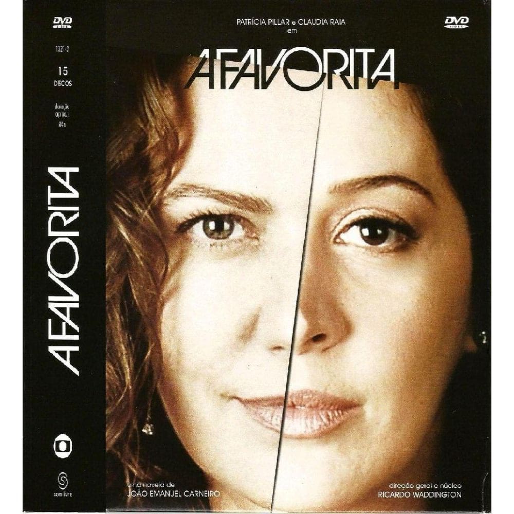 DVD A Favorita - Flora Pillar e Claudia Raia - Novela 44h