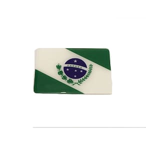 Adesivo resinado da bandeira do estado do Paraná 5x3 cm