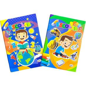 Agenda Escolar Infantil Capa Dura Meninos 64 Folhas