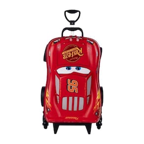 Mochila 3D De Rodinha Carros Relâmpago Mcqueen