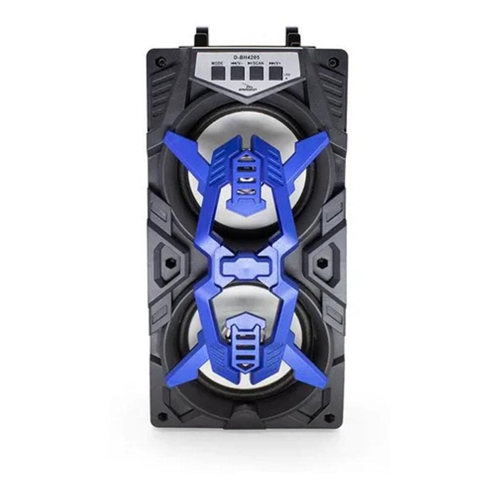 Caixa De Som Bluetooth 10W Grasep D-Bh4205 Azul