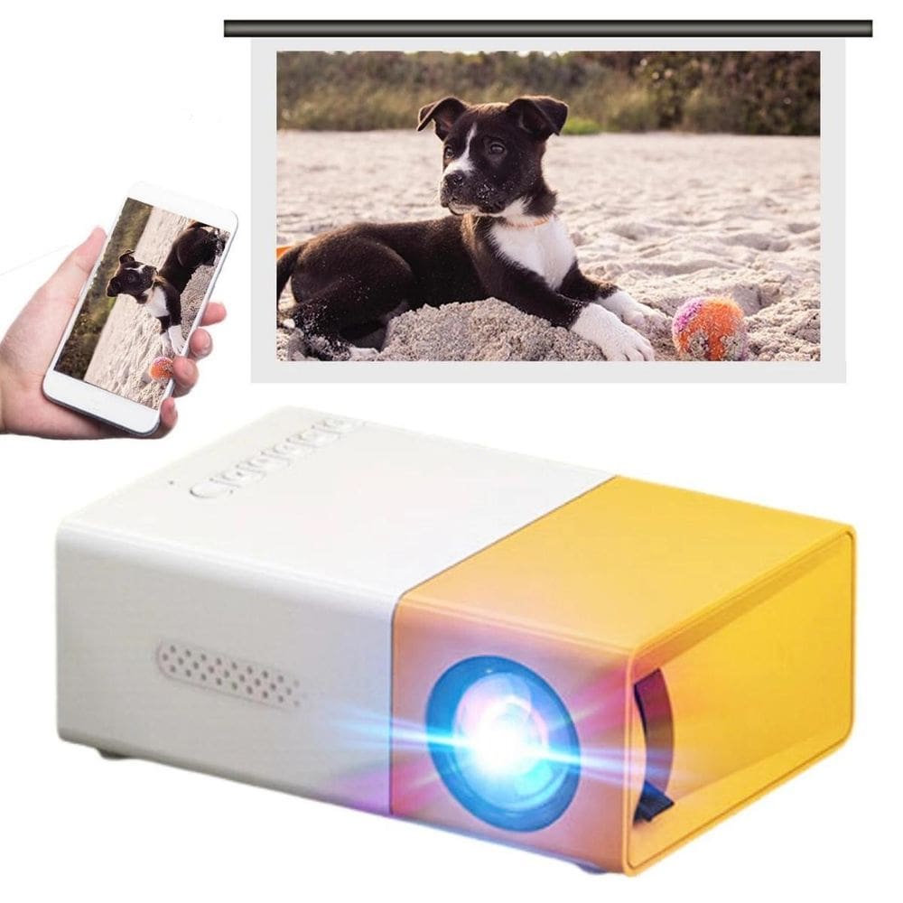 Mini Projetor Portatil De Imagens 600Lm Led Projetor Hd