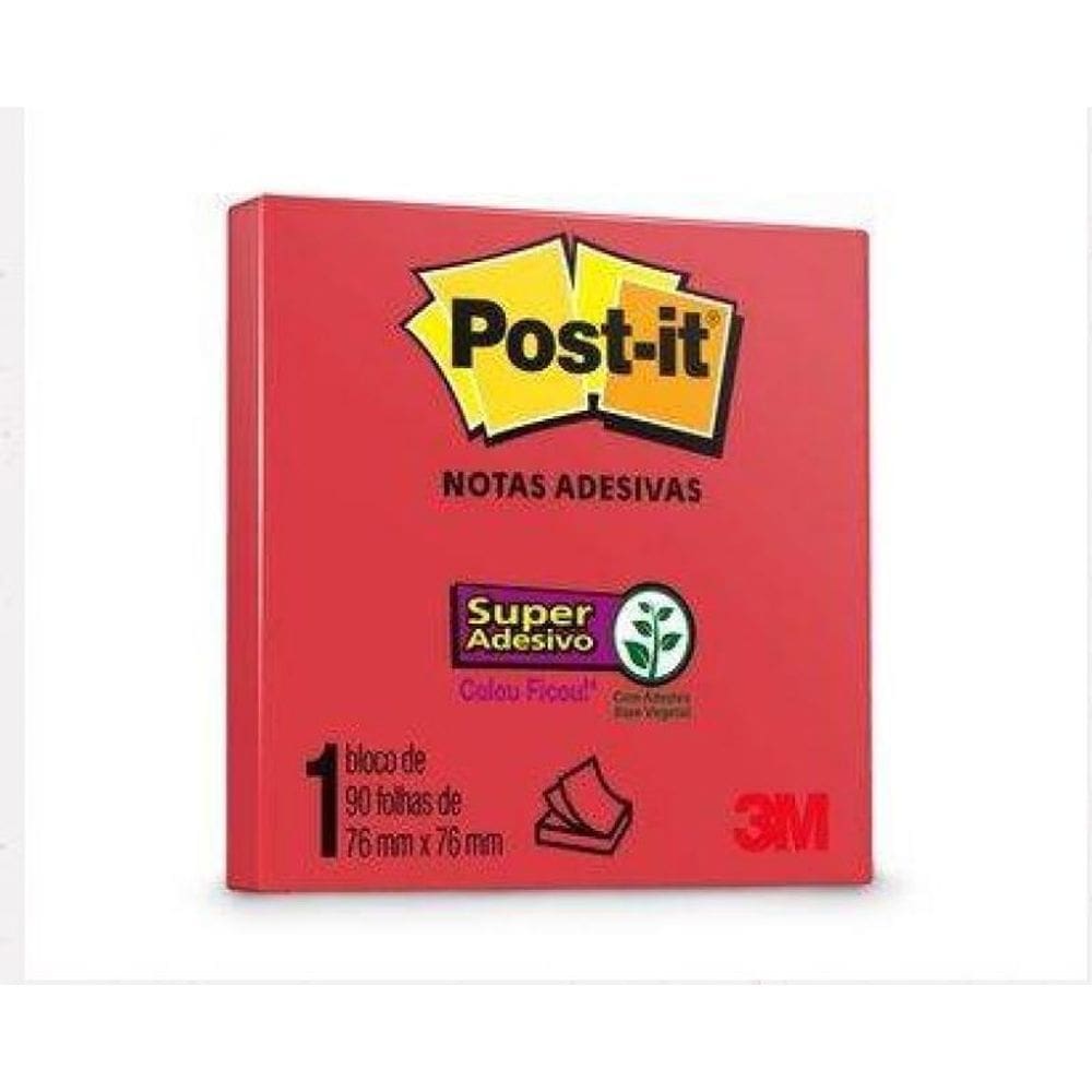 Bloco Adesivo 76X76 90Fls Telha Post-It 654 - Hb004389290