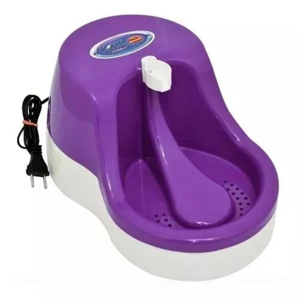 Bebedouro Para Cachorro Fonte Agua Furacao Pet Lilás 110v