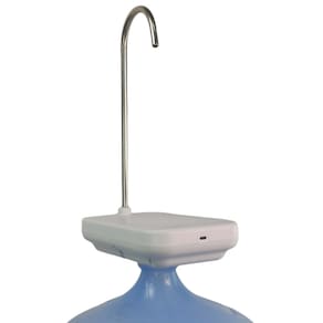 Bomba Eletrica Agua Bebedouro USB Bateria Galão Garrafão Recarregavel Automatico com Suporte