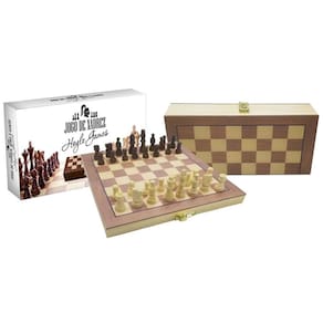 Jogo de Xadrez de Madeira Hoyle Games