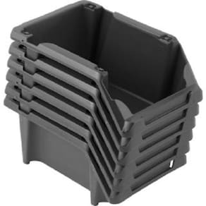 Gaveteiro Gaveta Bins Plástico 6 Pç Prático N 3 Vo