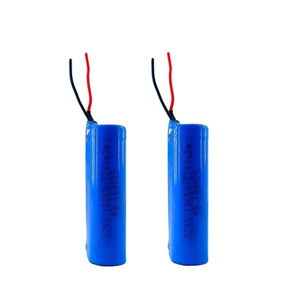 Kit 2 Super Baterias 3,7V 18650 2200Mah Com Fio