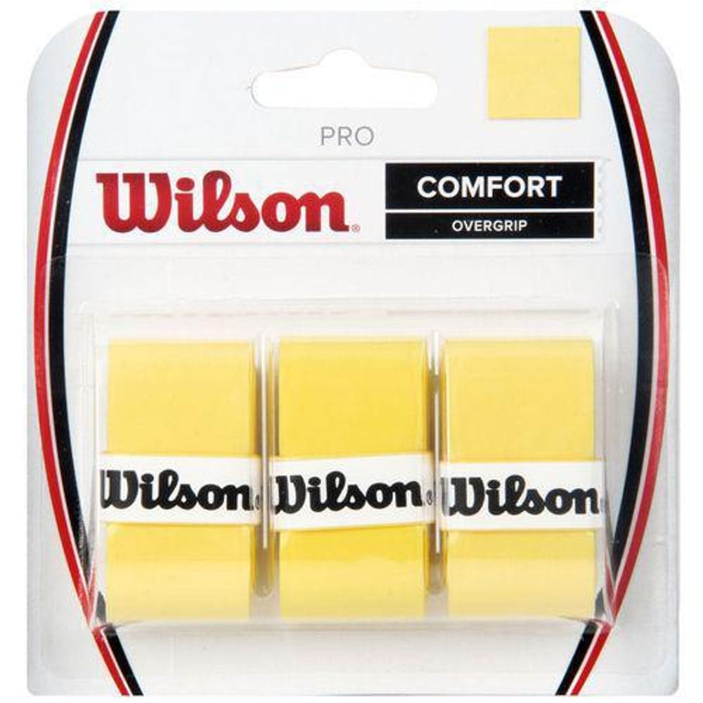 Overgrip Wilson Pro Amarelo-  3 Unidades