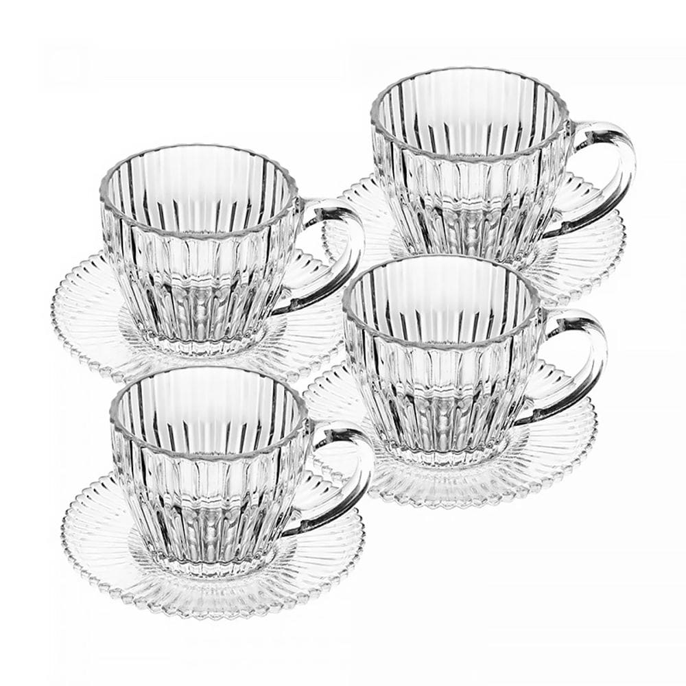 Conjunto 4 Xícaras de Café de Cristal Imperatriz 110ml 20845 - Wolff