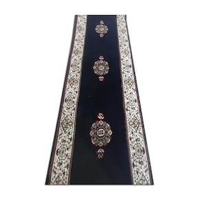 Passadeira 3M Belga Aveludado 60X300Cm Preto