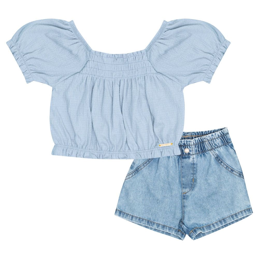 Conjunto Primeiros Passos  Menina - Hortensia - 50621-904