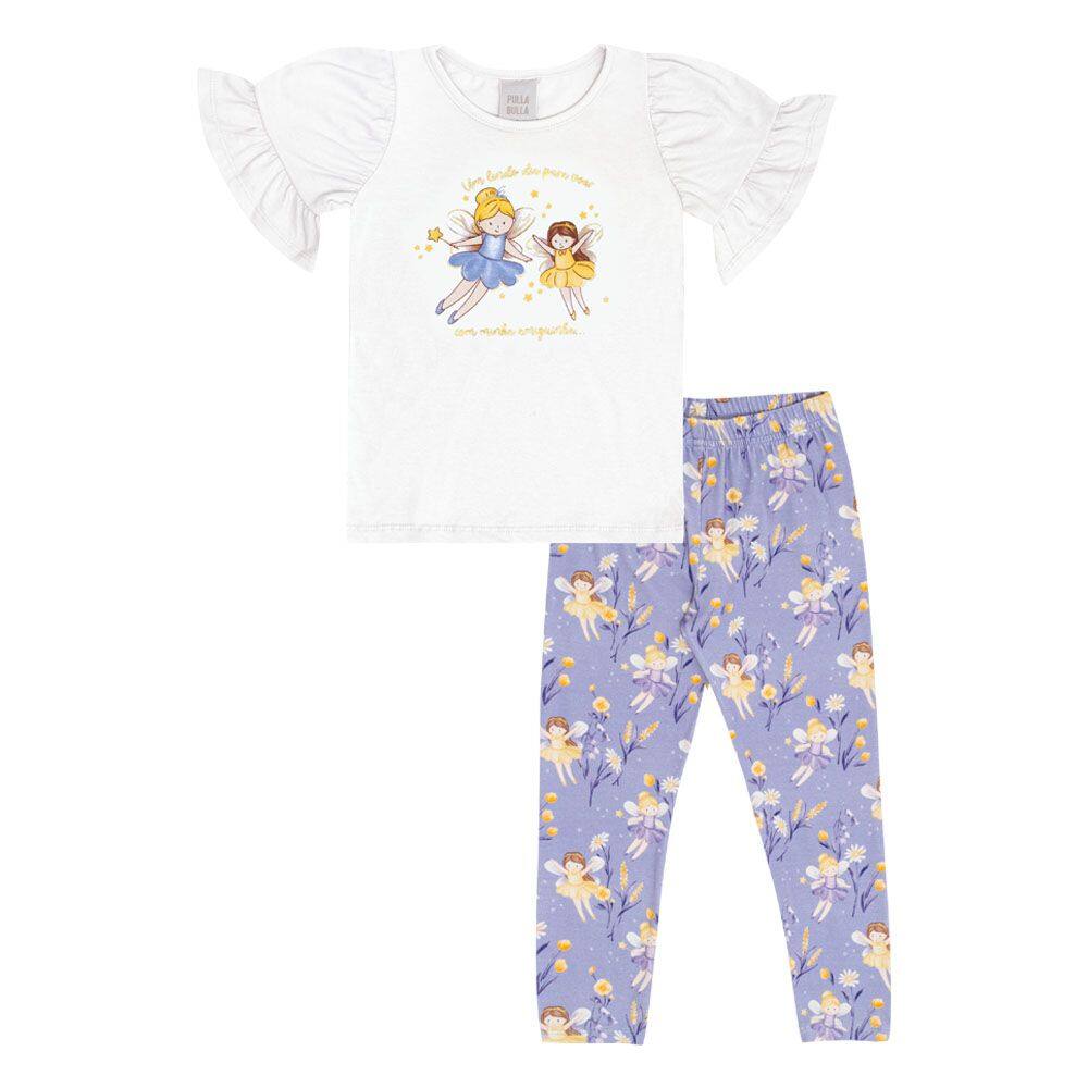 Conjunto Primeiros Passos  Menina - Branco - 50629-3