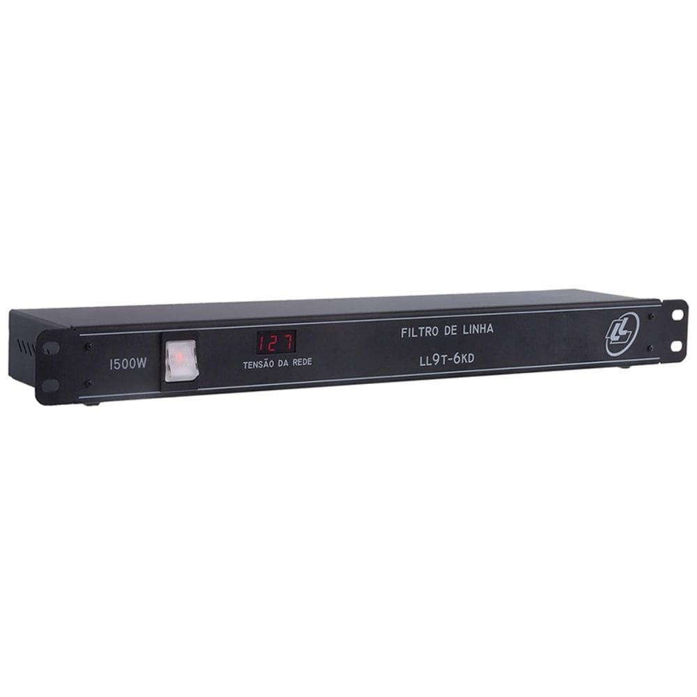 Filtro de linha Ll Audio 8 tomadas LL9T6KD Digital