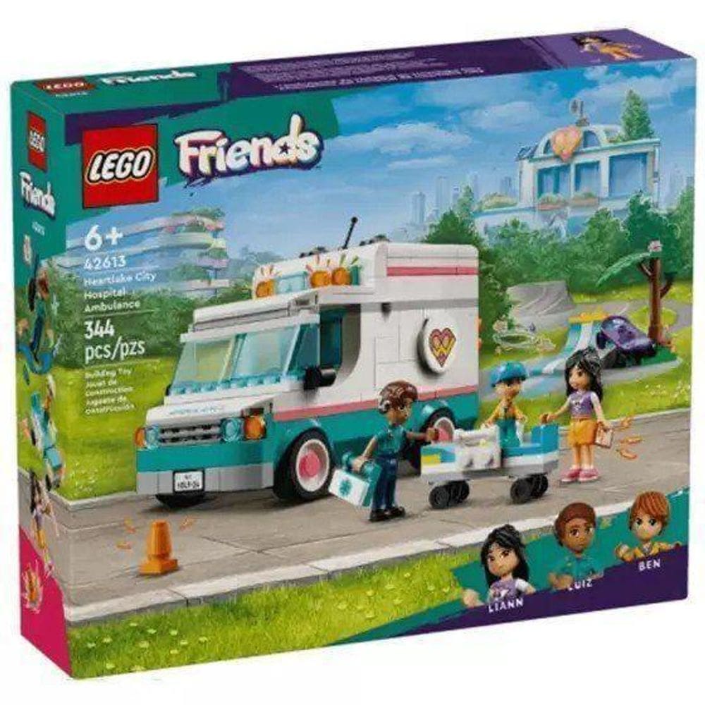 Lego Friends 42613 Ambulancia Do Hospital Municipal De Hear