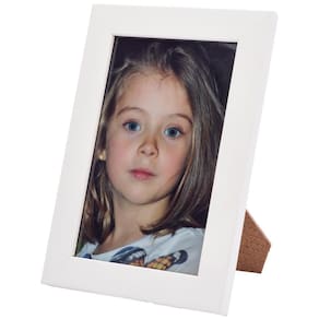 Porta Retrato Premium Fosco Vidro 15X21 Branco Mesa Parede