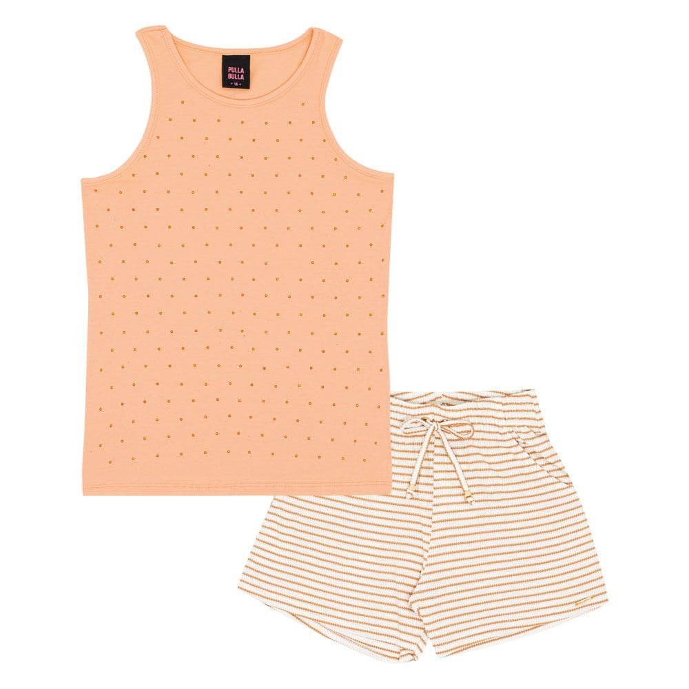 Conjunto Juvenil Menina - Pessego - 50826-1292