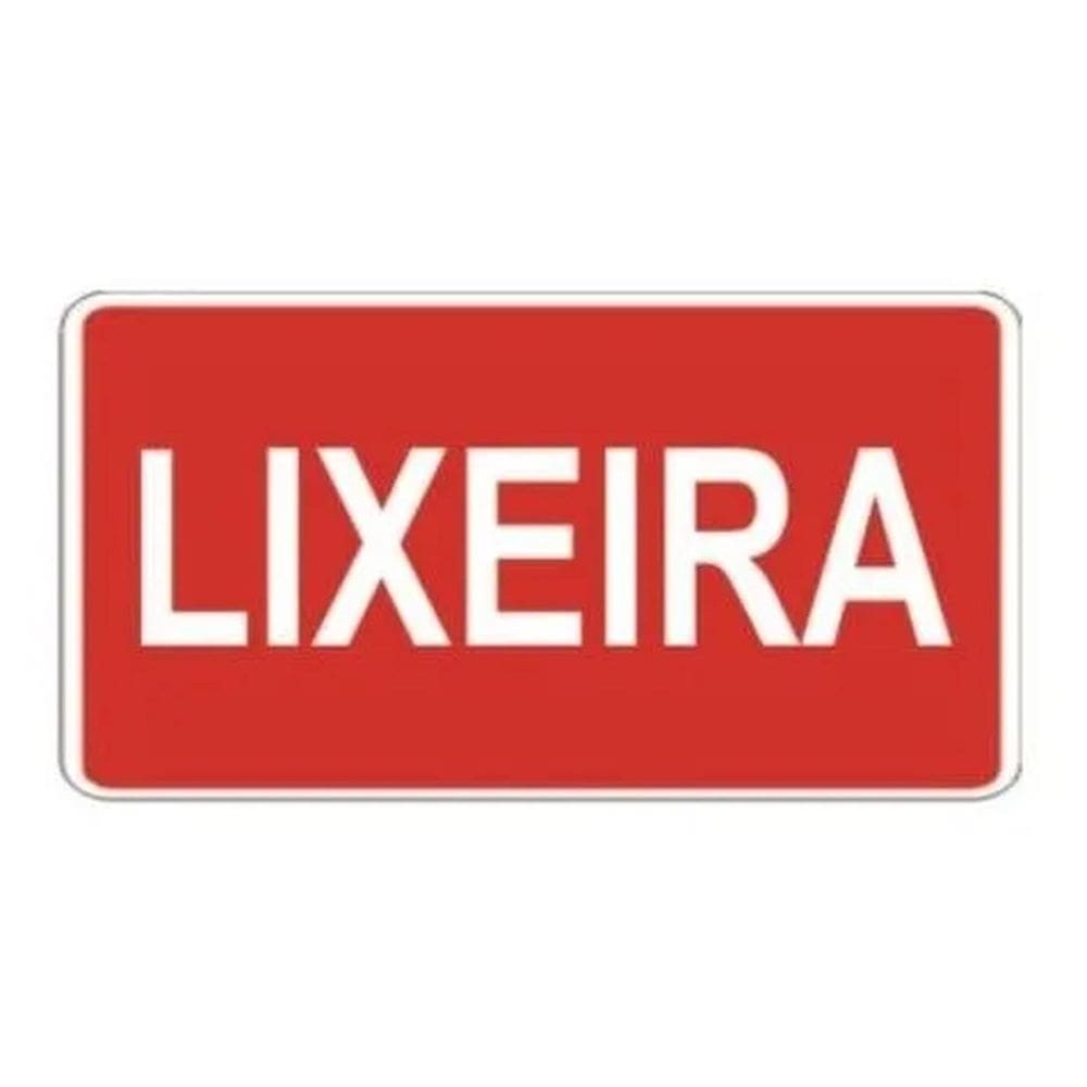 Kit 3 - 3 - Adesivos Para Lixeiras Lixos 3 Unidades
