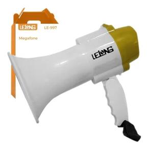Mega Fone Lelong Recarregável 35W Sirene Longo Alcance