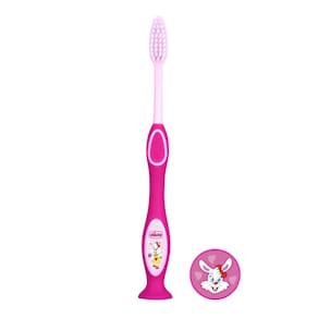 Escova De Dentes Chicco Rosa  3-6 Anos