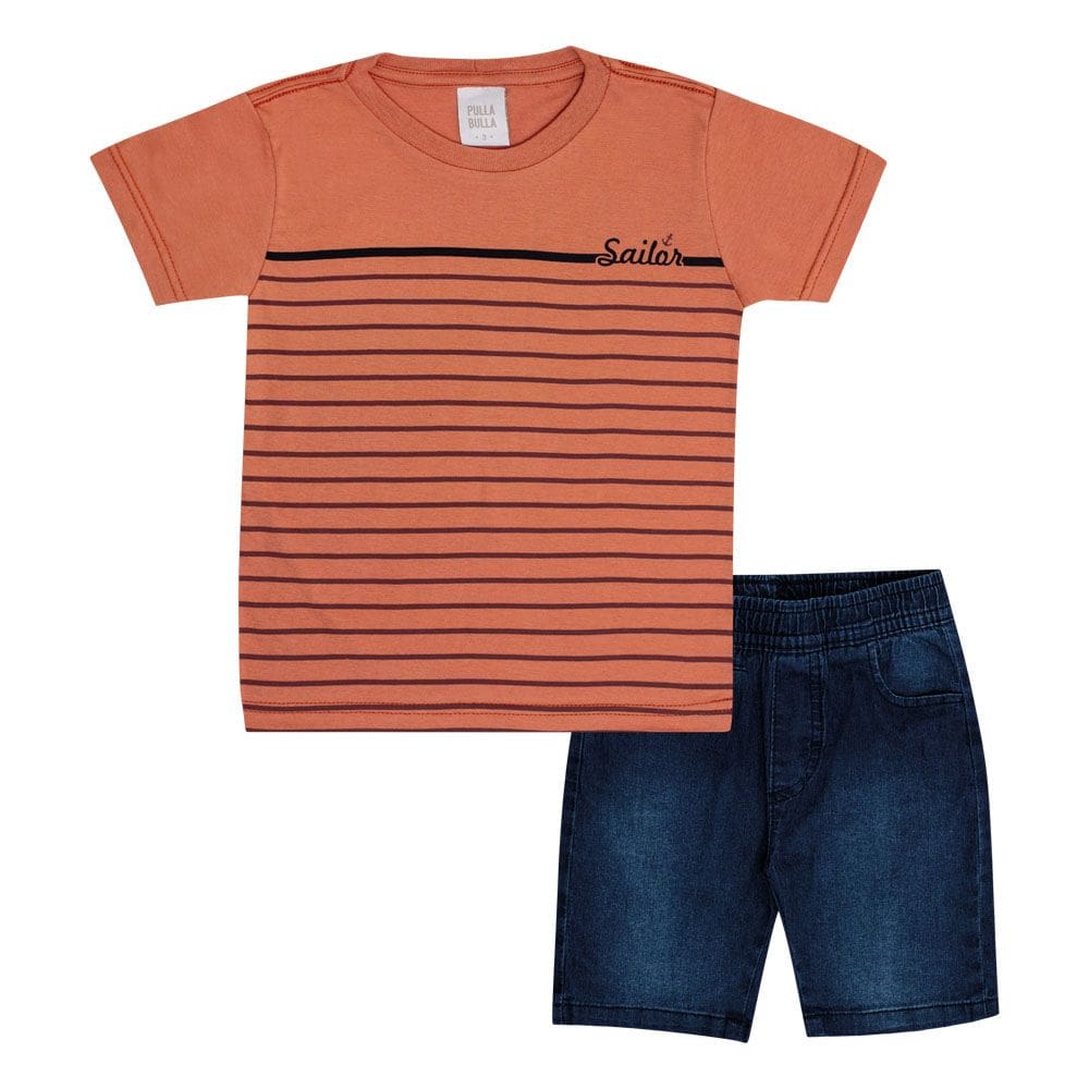 Conjunto Primeiros Passos  Menino - Ferrugem - 50679-1086