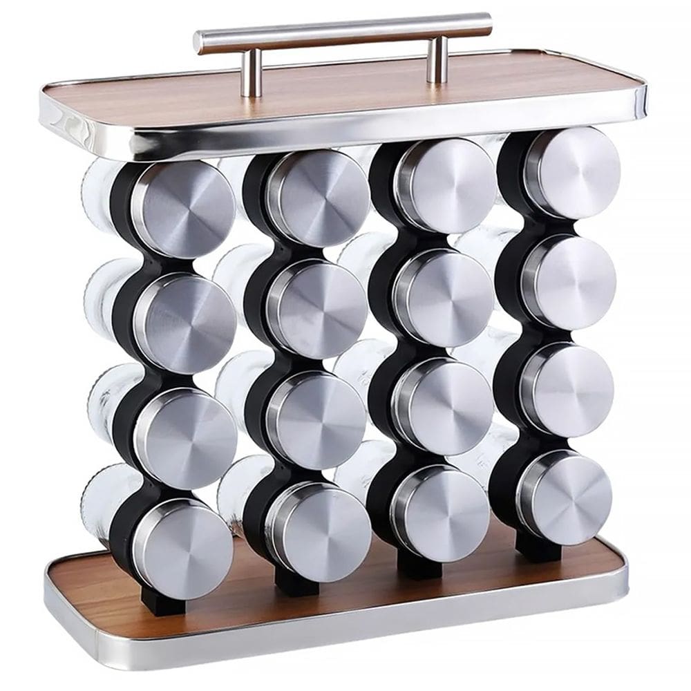 Porta Condimento com 16 pçs 100ml PCON044 - Hauskraft