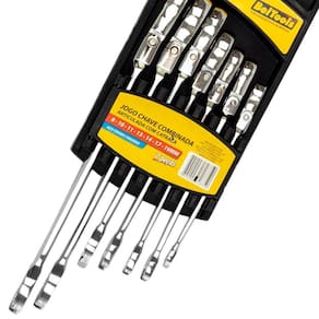 Jogo chave combinadas catraca articulada 8 a 19mm Beltools