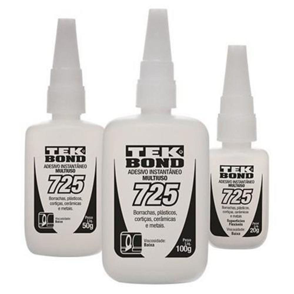 Cola instantânea Tekbond 725 - 20gr