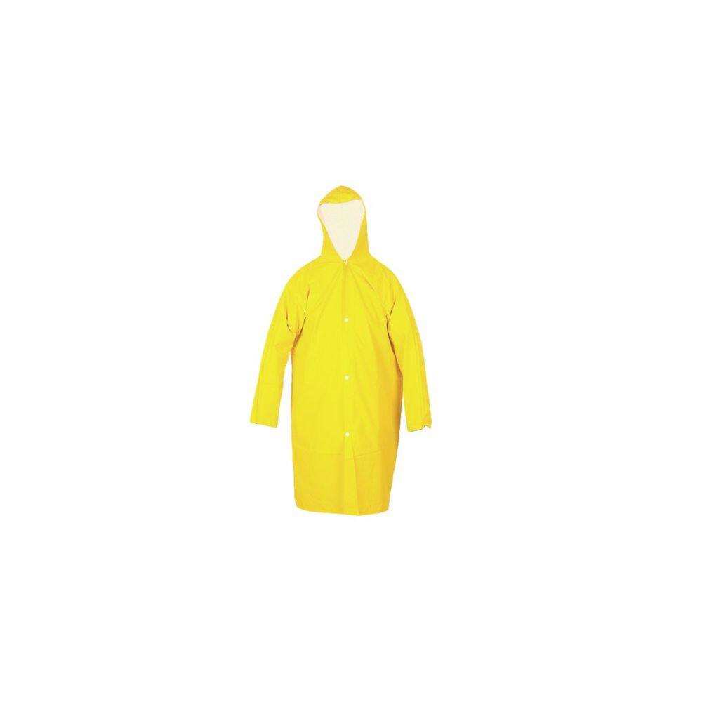 Capa De Chuva Amarelo Impermeável, Pvc Forrado