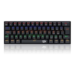Teclado Mecânico Redragon Lakshmi K606 Rainbow Usb Teclado