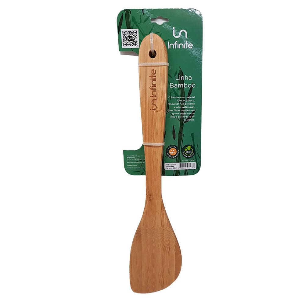 Espátula Chanfrada em Bambu 30cm 106 - Infinite
