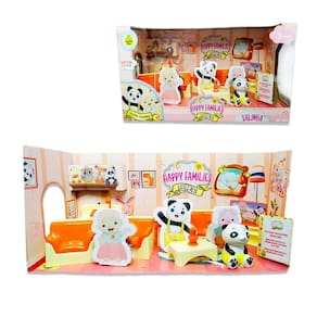 Casinha De Boneca Happy Families Sala Little Pets Infantil