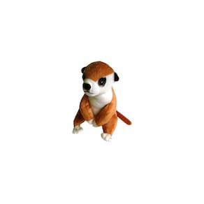Suricato De Pelúcia Caramelo 26 Cm Antialérgico