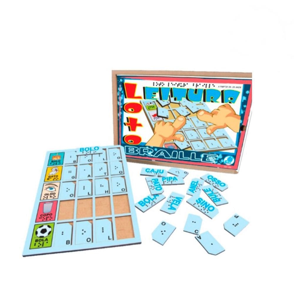 Loto Leitura Mdf Braille