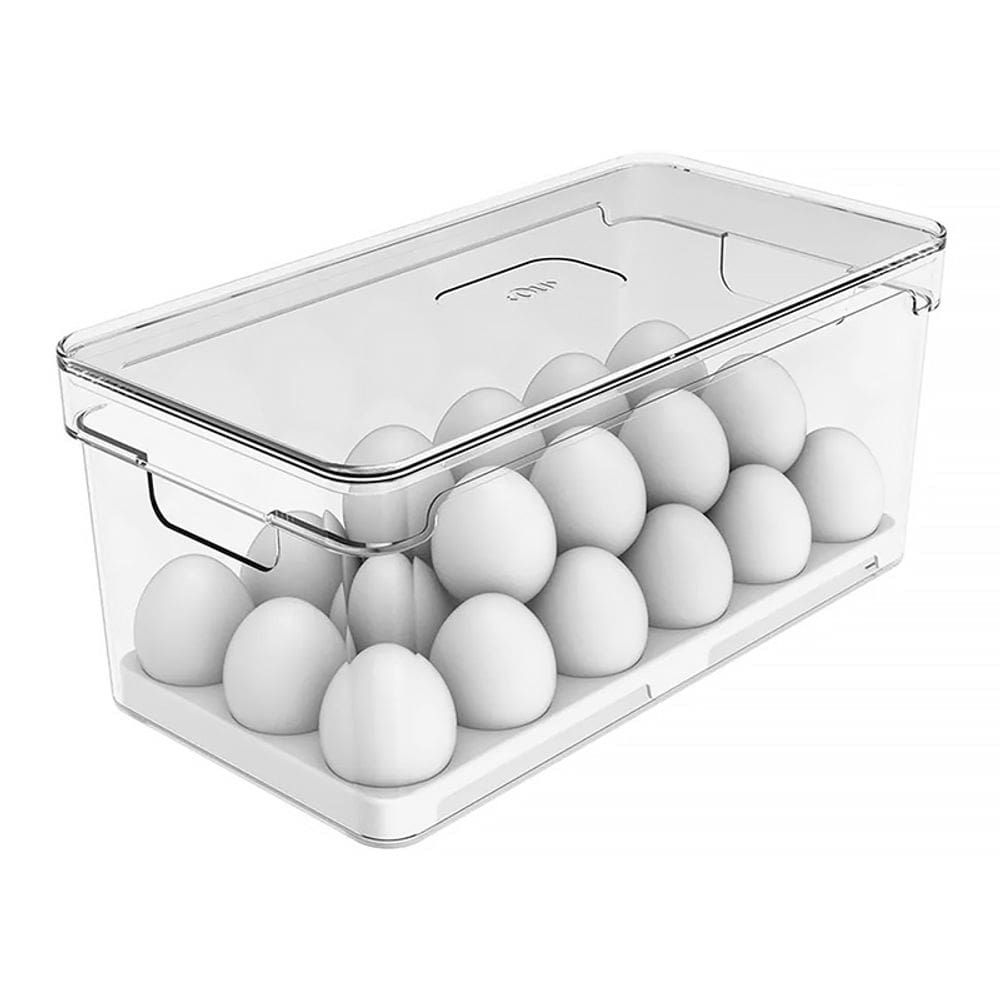 Organizador de Ovos para 36 Unid com Tampa Clear Fresh Natural OF150NT - Ou