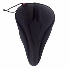 Capa Selim Gel Bicicleta Ajustável Preta