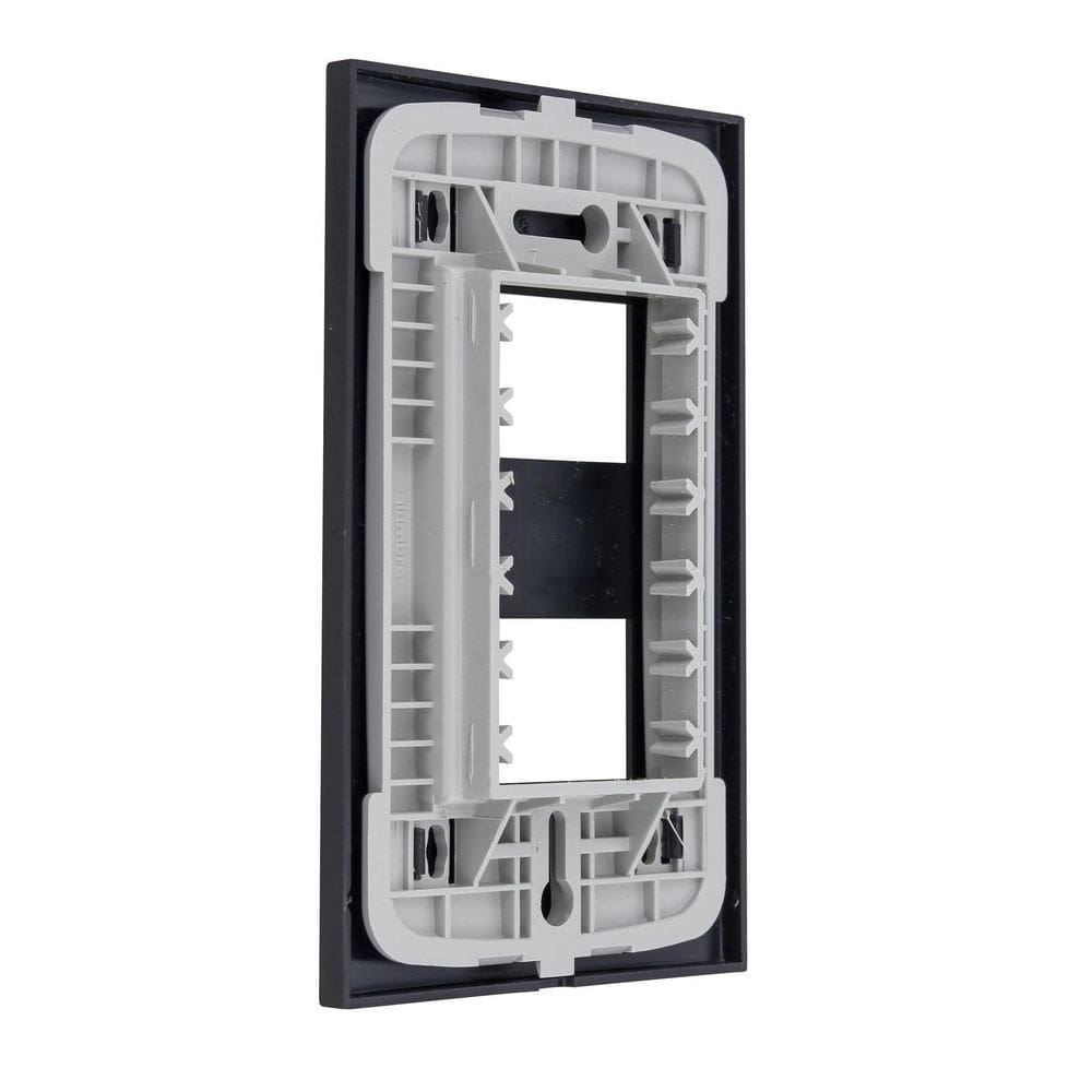 Placa 4X2 2 Módulos Inova Pro Class 85527 Alumbra Blackpiano