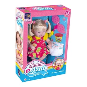 Boneca Sonho Azul Papinha - Cotiplás 2552