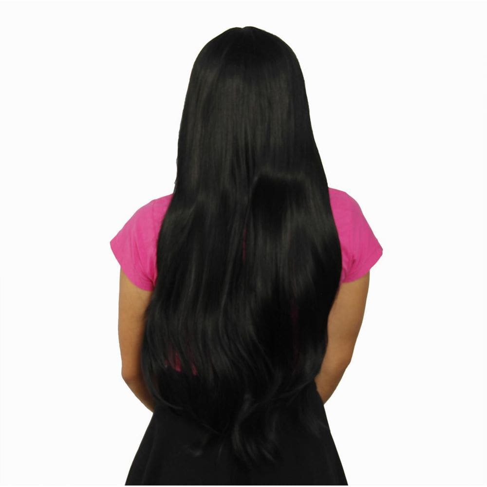 Peruca Lace Wig Lisa Castanho Escuro 2 Fibra Futura 70 Cm