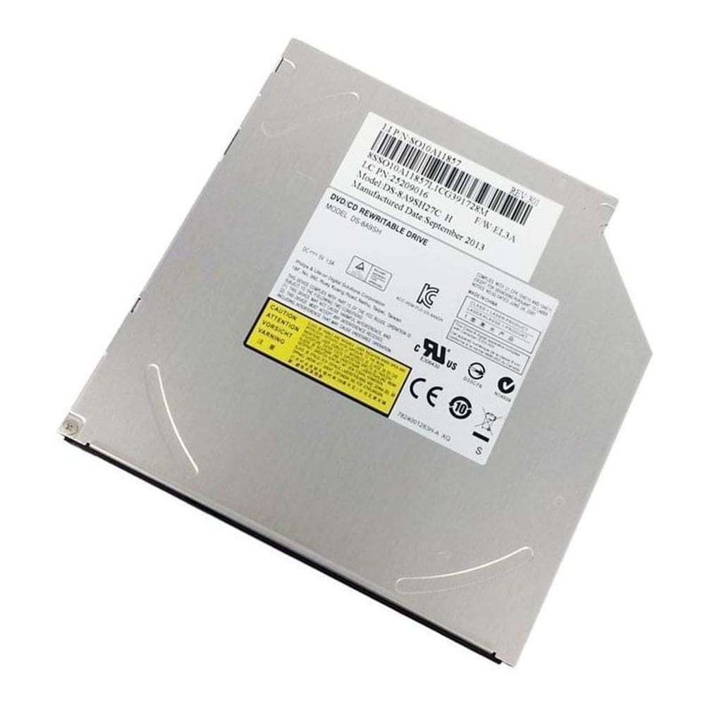 Drive Leitor Gravador Cd/Dvd/Dl Sata 12,7 Mm