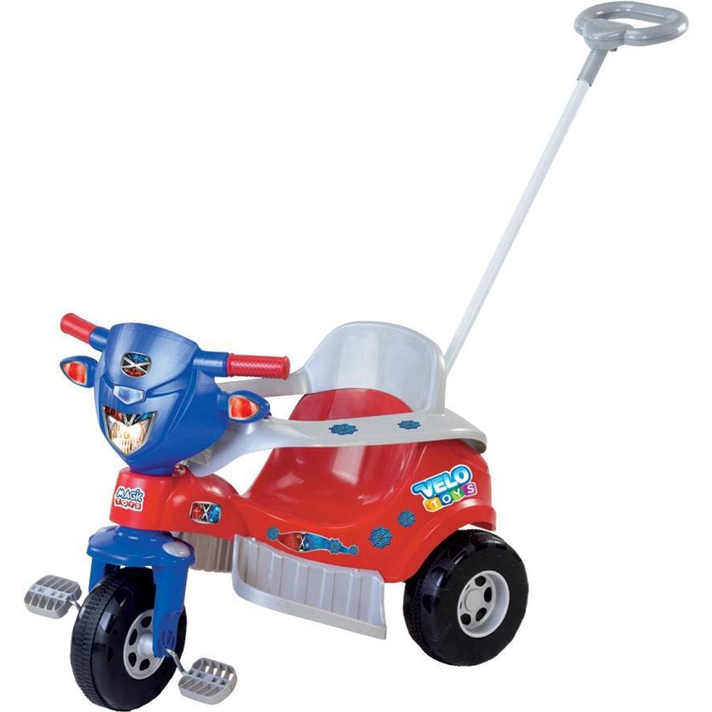 Triciclo Tico Tico Velo Toys Vermelho 3721C Magic Toys