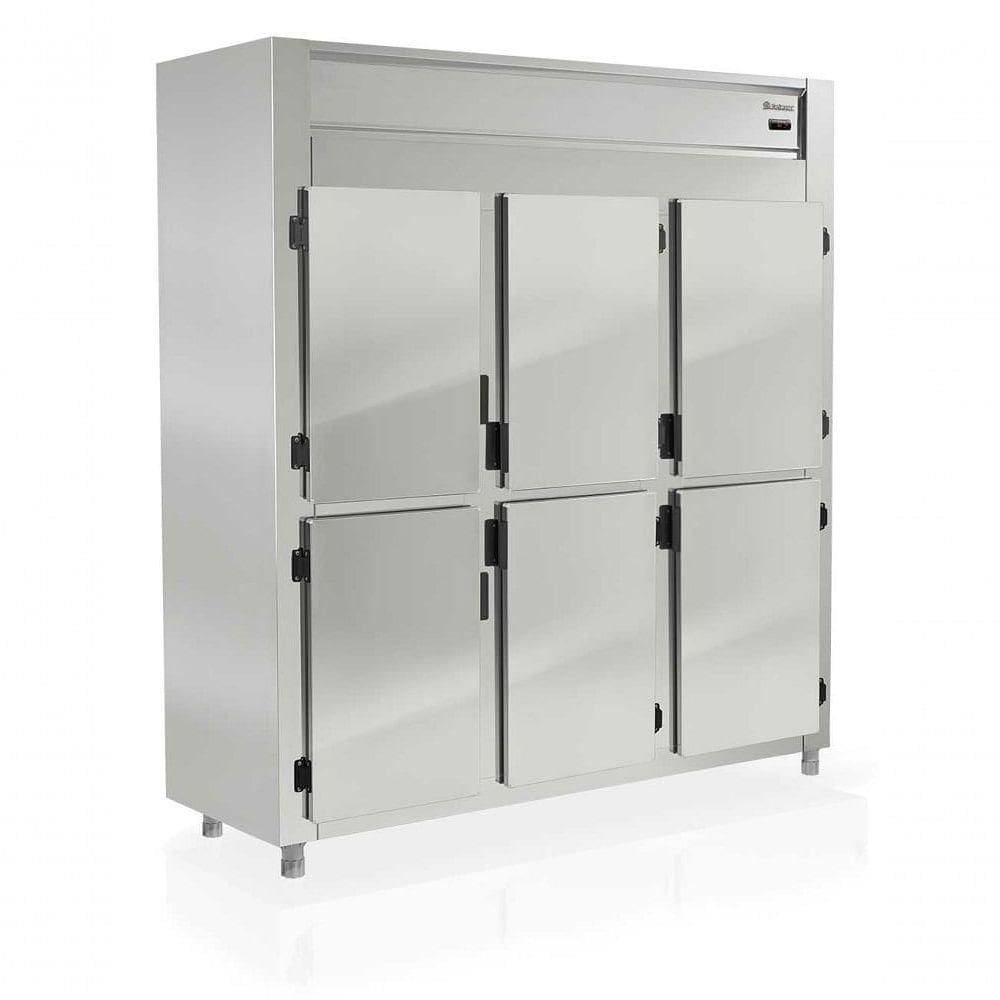 Geladeira Comercial 6 Portas Grep6p Gelopar Refrigerador 6 Portas Inox 220v