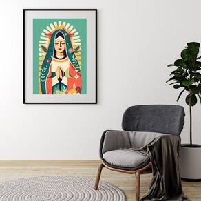 Quadro Decorativo Desenho Nossa Senhora Do Carmo