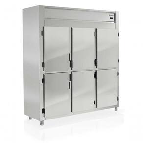 Geladeira Comercial 6 Portas Grep6p Gelopar Refrigerador 6 Portas Inox 110v