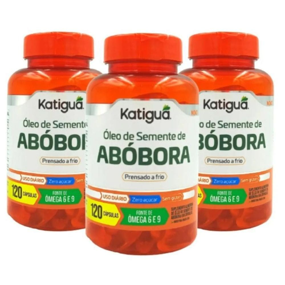 Kit C/3 Óleo De Semente De Abóbora  360 Cáps Total - Katiguá