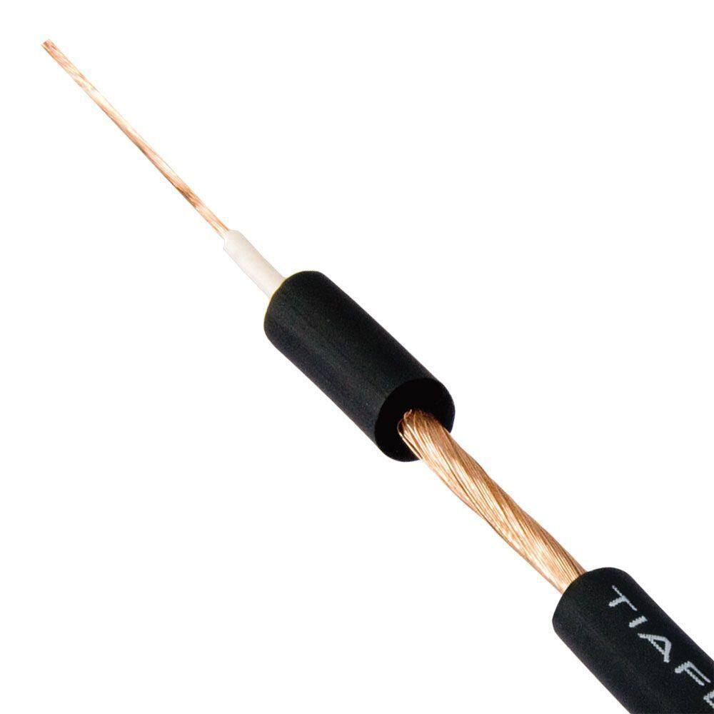 Cabo Para Microfone Mono Tiaflex Espiralado 100 Metros 0,75 Mm 507510