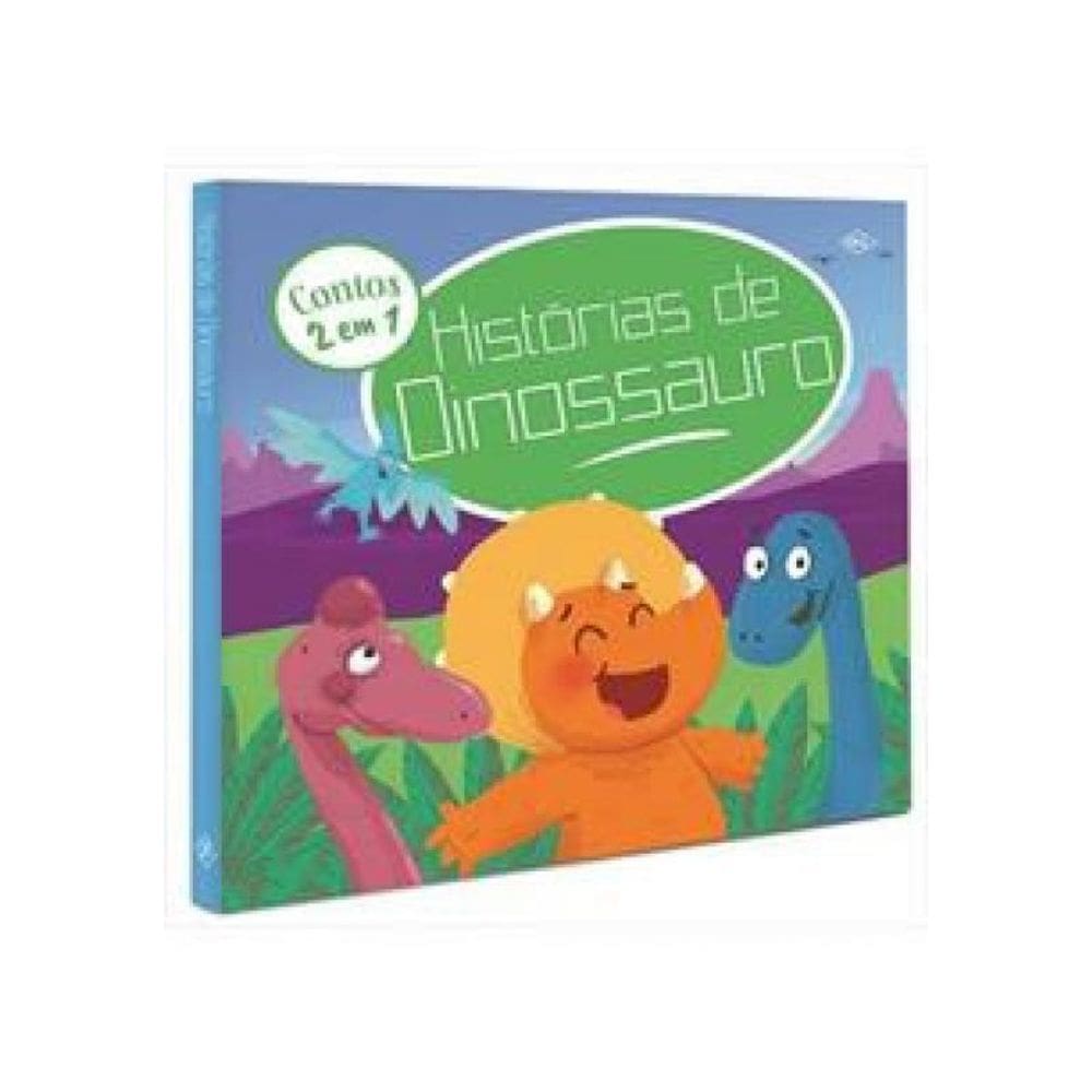 Livro Historias De Dinossauros - Contos 2 Em 1